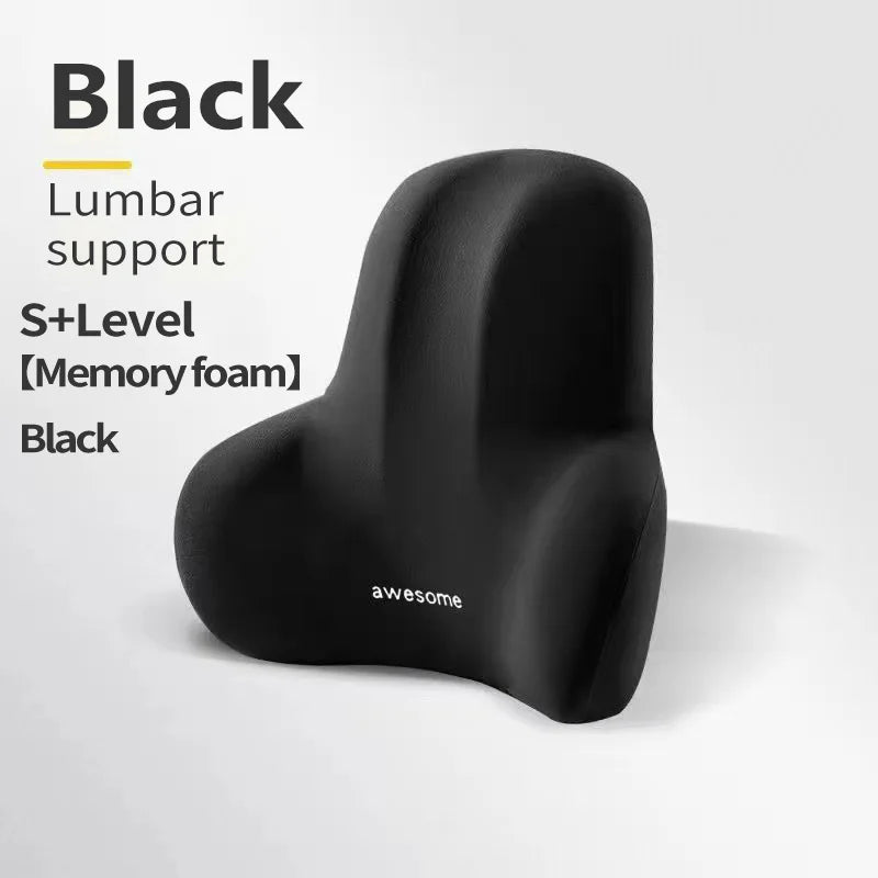 Contoured Back Pillow For Posture Relief And Lower Back Support - Lusomart