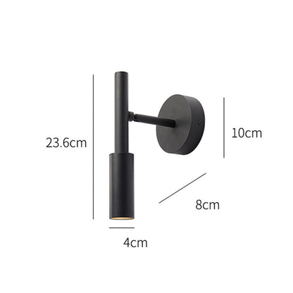 Flexible Black Adjustable Wall Reading Lamp