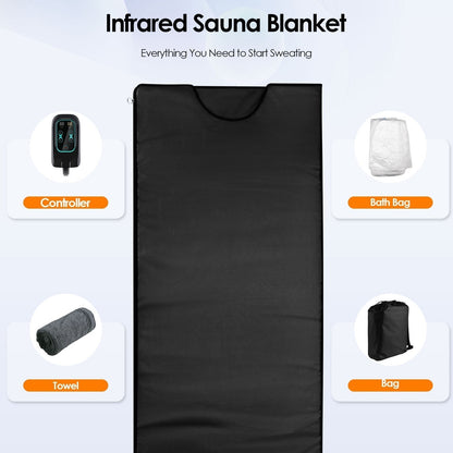 Portable Infrared Sauna Detox Blanket for Relaxation
