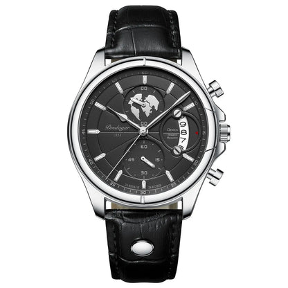 Classic Vintage Leather Wristwatch