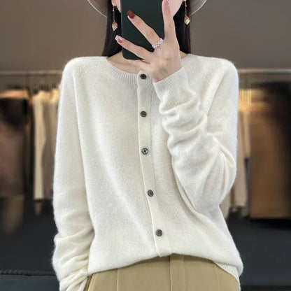 Soft Merino Wool Women's Crew Sweater