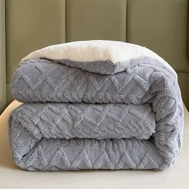 Cozy Plush Weighted Blanket Super Soft for Cold Nights