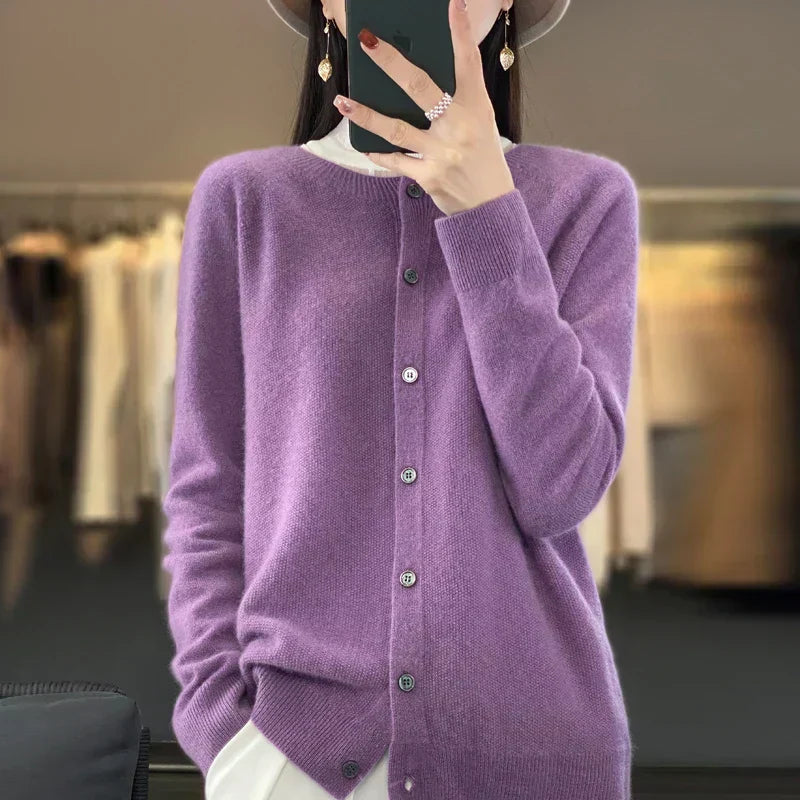 Soft Merino Wool Women's Crew Sweater
