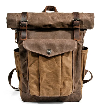 Classic Leather Backpack Bag