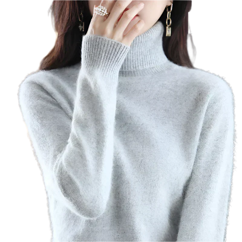 Soft Cashmere Women's Turtleneck Sweater