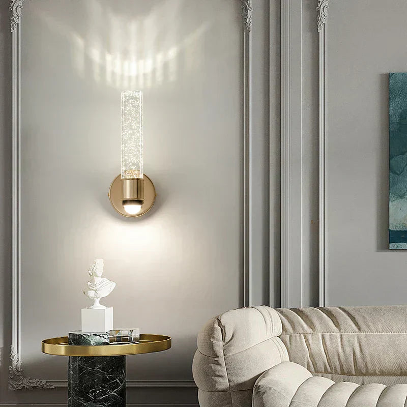 Sparkling Glass Ball Wall Lights
