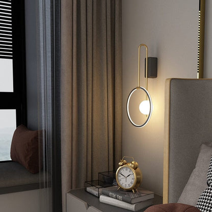 Round Modern Wall Light