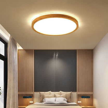 Rustic Timber Table Lamp - Lusomart