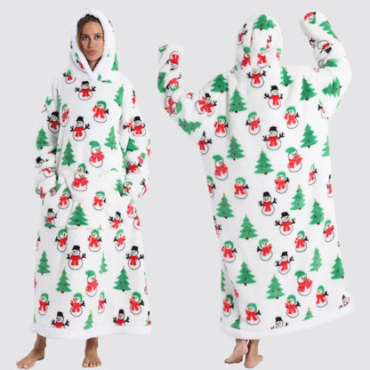 Fleece Oversized Hoodie Gezellige Stijlvolle Slaapzak Hoodie - Image 27