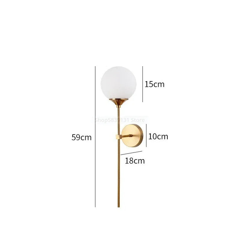 Bright Nordic LED Wall Lamp for Modern Homes