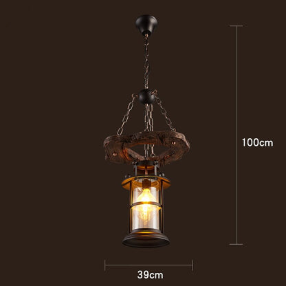 Rustic Metal LED Ceiling Pendant Light
