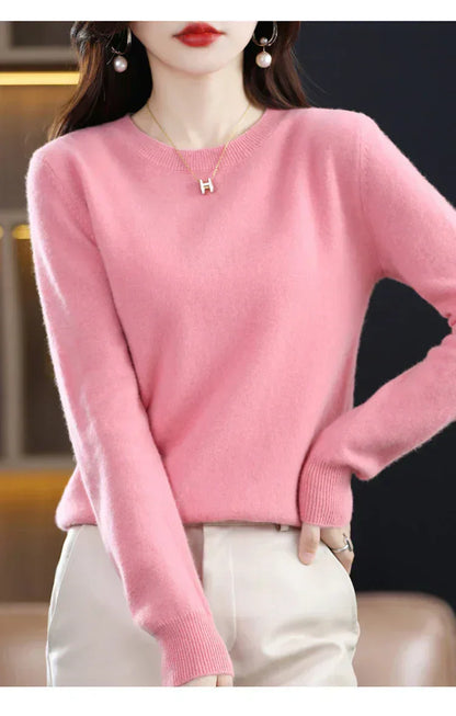 Warm Cozy Wool Cashmere Winter Sweater