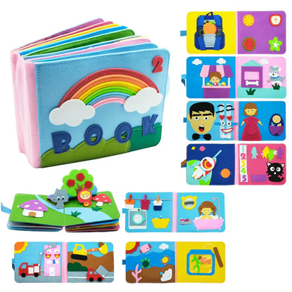 Interactive 3D Sensory Play Learning Board