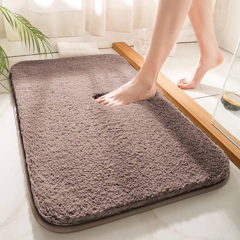 Soft Luxury Thick Bathroom Mat for Spa Comfort