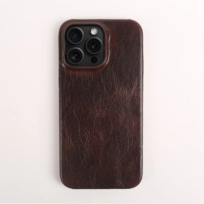 Premium Real Leather iPhone Cover Handcrafted Cowhide