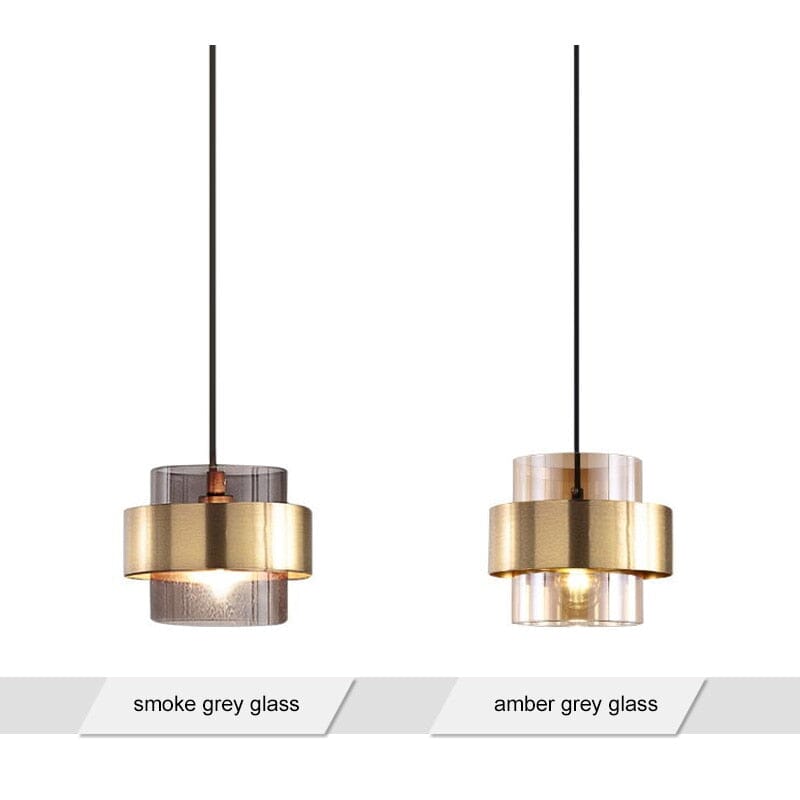 Sleek Hanging Glass Ceiling Lights