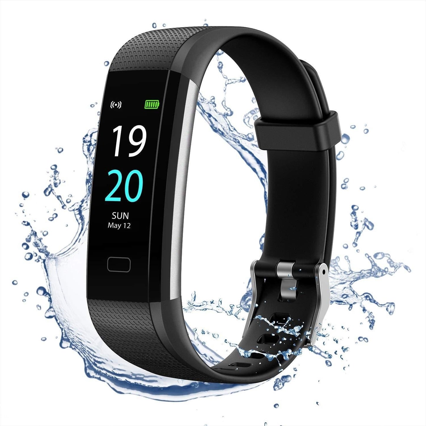 Fitness Smart Watch Water Resistant Blood Pressure Monitor