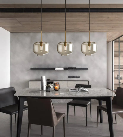 Sleek Metal LED Pendant Lamp