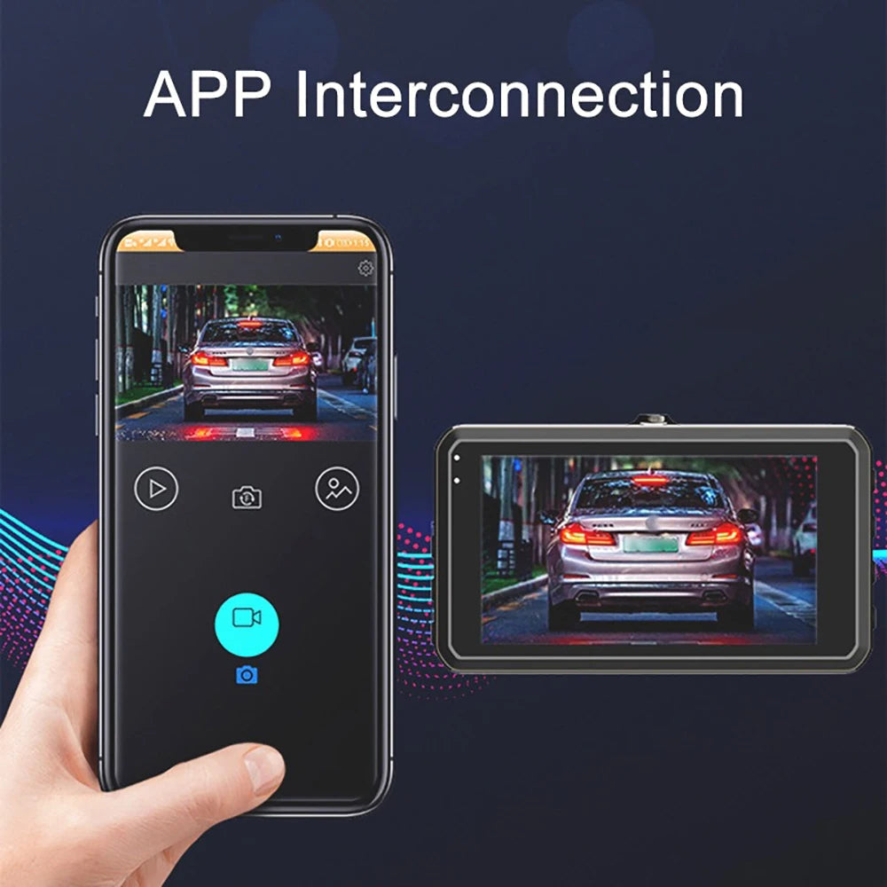 Dual Lens 1080P Car Dashboard Camera