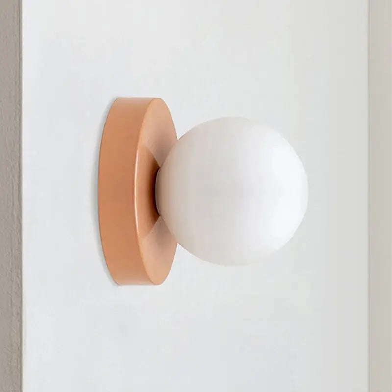 Elegant Round Glass LED Wall Lamp