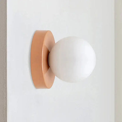 Elegant Round Glass LED Wall Lamp