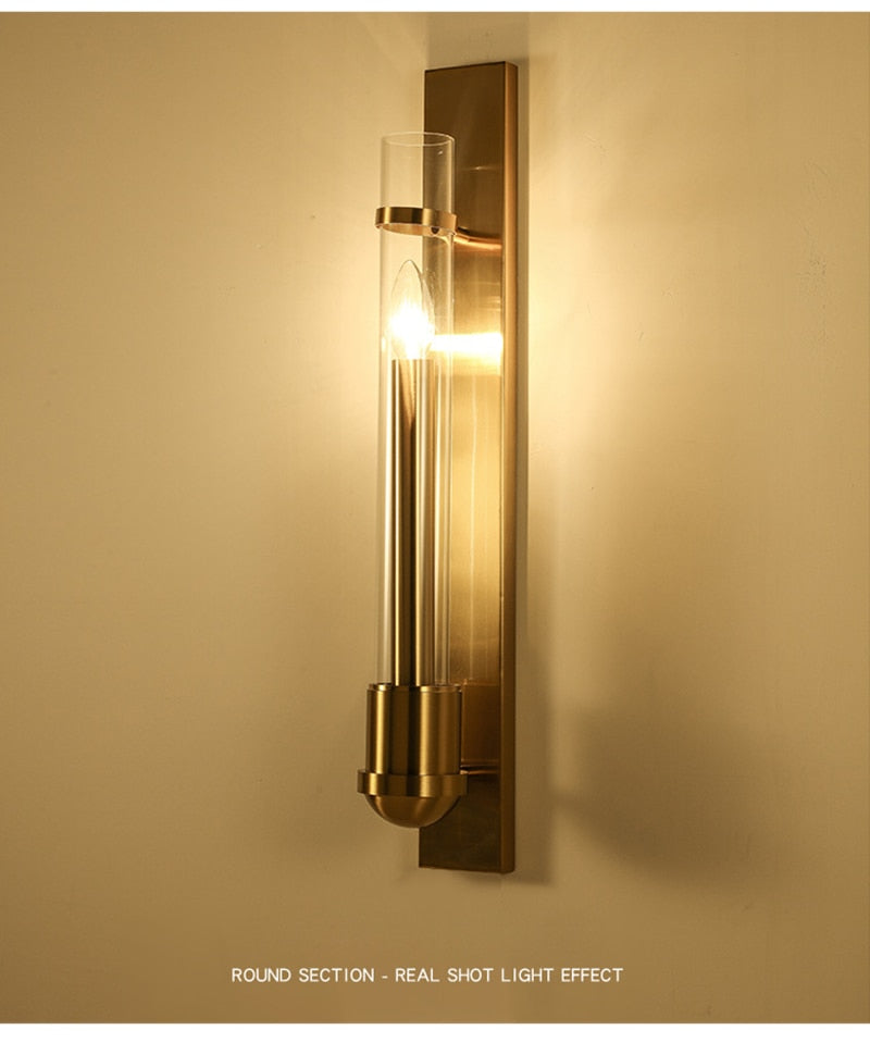 Luxury LED Gold Sconce Light For Home Walls