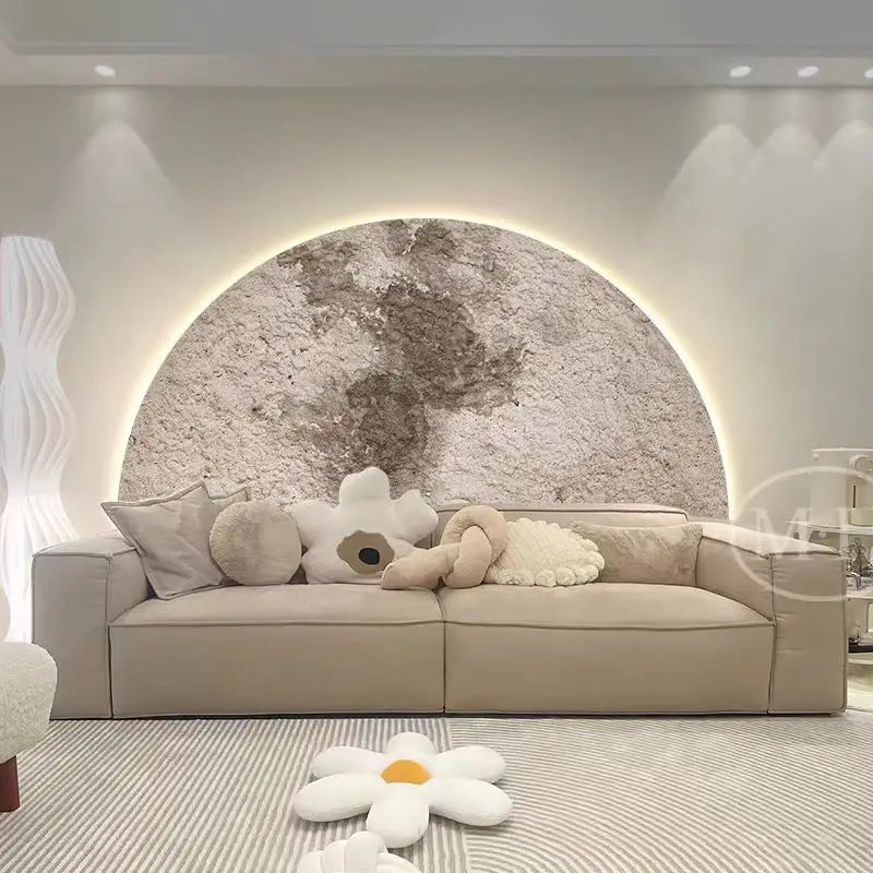 Contemporary Half Moon Outdoor Wall Light Sconce