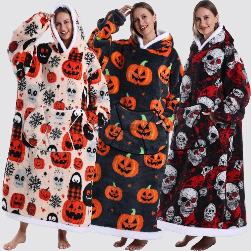 Cozy Wearable Hooded Blanket for Adults - Lusomart
