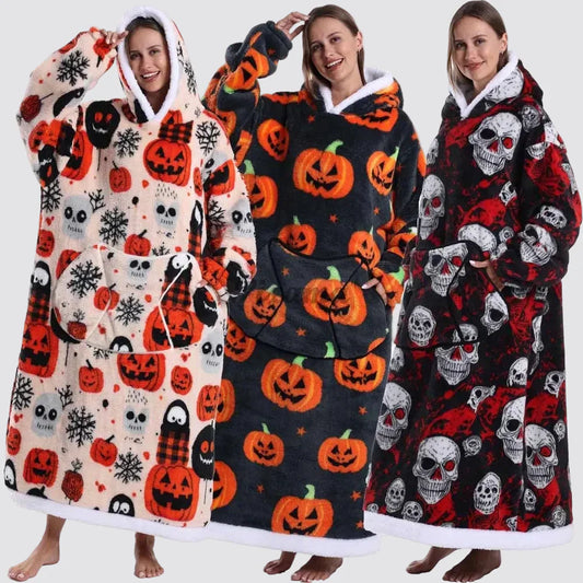 Cozy Wearable Hooded Blanket for Adults - Lusomart
