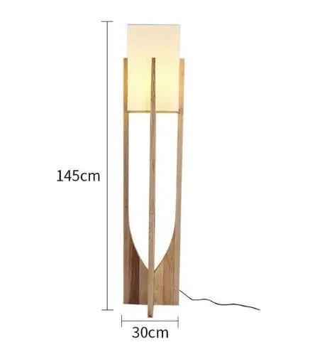 Rustic Wooden Pendant Lamp with LED Light Source