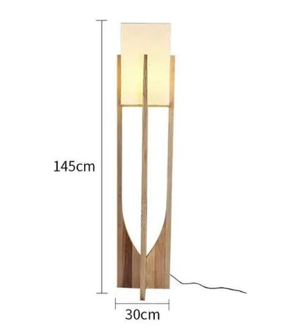 Rustic Wooden Pendant Lamp with LED Light Source