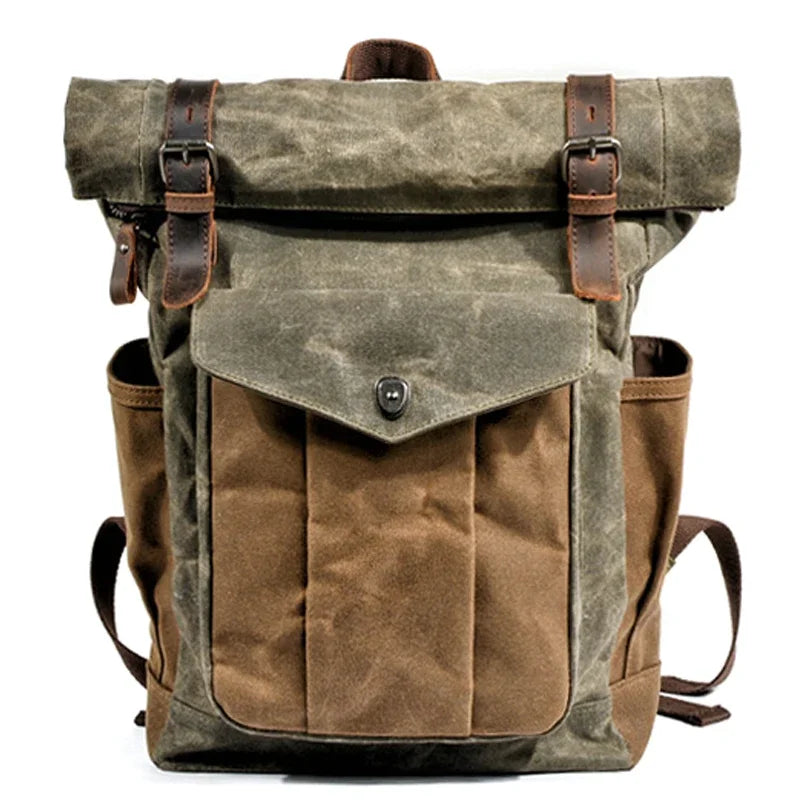 Classic Leather Backpack Bag