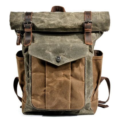 Classic Leather Backpack Bag