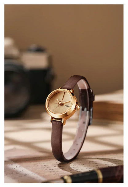 Classic Small Leather Watch for Ladies