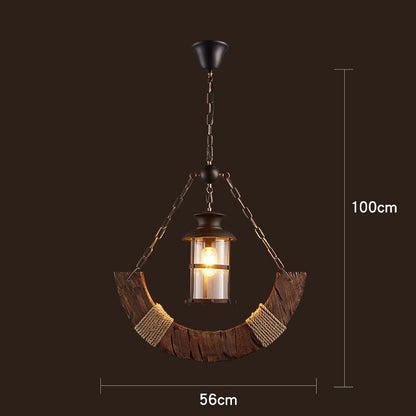 Rustic Metal LED Ceiling Pendant Light