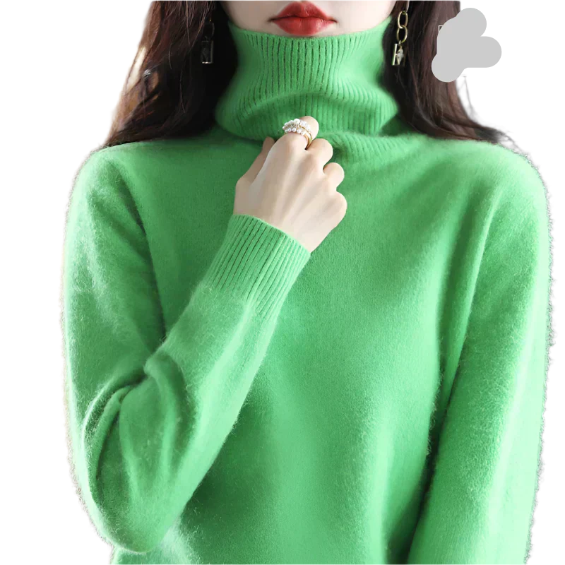 Soft Cashmere Women's Turtleneck Sweater