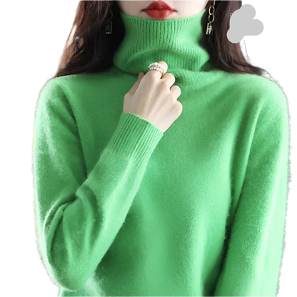 Soft Cashmere Women's Turtleneck Sweater