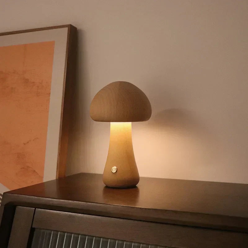 Warm LED Bedside Lamp – Gentle Night Light