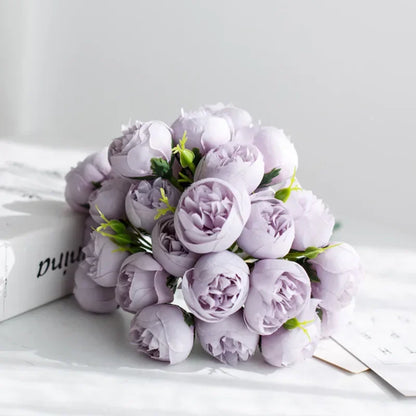 Beautiful Floral Peony Arrangement with 27 Soft Blooms