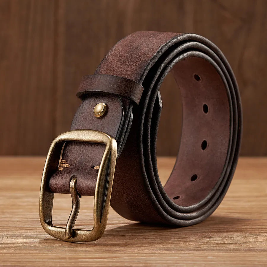High Quality Real Leather Belt - Lusomart