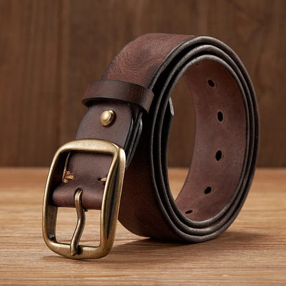 High Quality Real Leather Belt - Lusomart