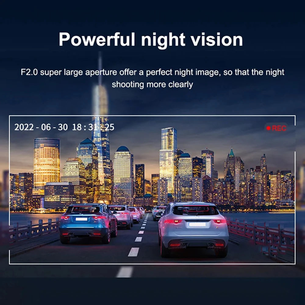 Dual Lens 1080P Car Dashboard Camera
