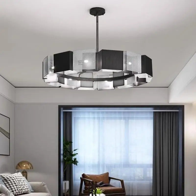 Vintage Crystal Pendant Lamp