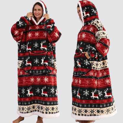 Fleece Oversized Hoodie Gezellige Stijlvolle Slaapzak Hoodie