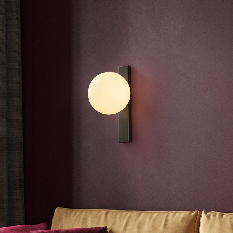Warm Copper LED Wall Light for Modern Homes