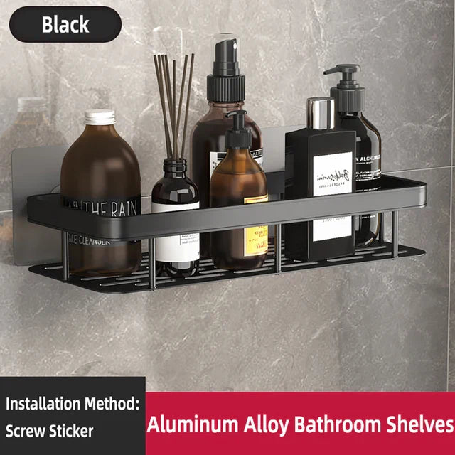 Wall Mounted Bathroom Storage Shelf