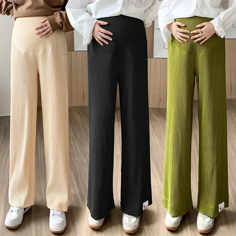 Floral Ruffled Belly Pants