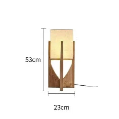 Rustic Wood LED Pendant Light Natural Oak Finish