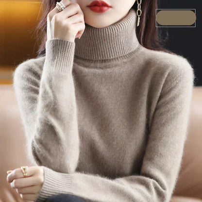 Luxurious Pure Cashmere Crew Neck Winter Sweater