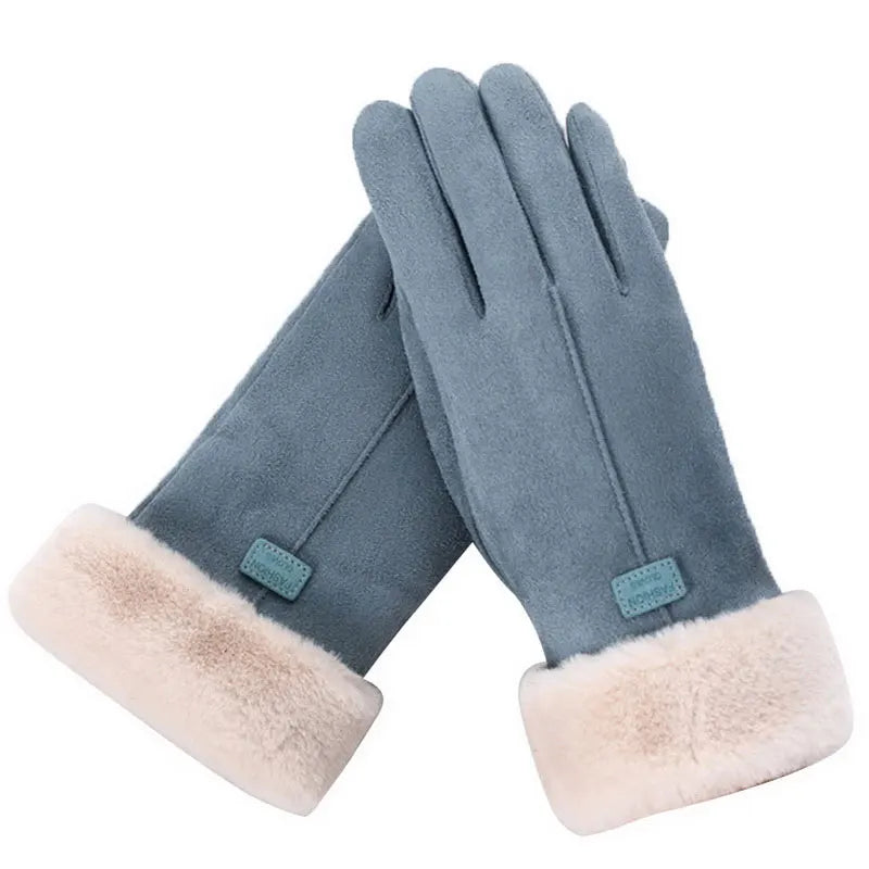 Warm Pink Waterproof Touchscreen Winter Gloves